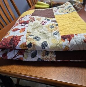 Patchwork Autumn Quilt